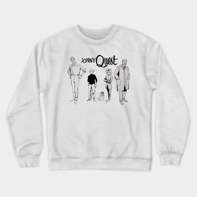 Jonny Quest team has arrived! Crewneck Sweatshirt by drquest